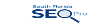 South Florida SEO Pro logo with magnifying glass representing search engine optimization services