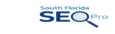 South Florida SEO Pro logo with magnifying glass representing search engine optimization services